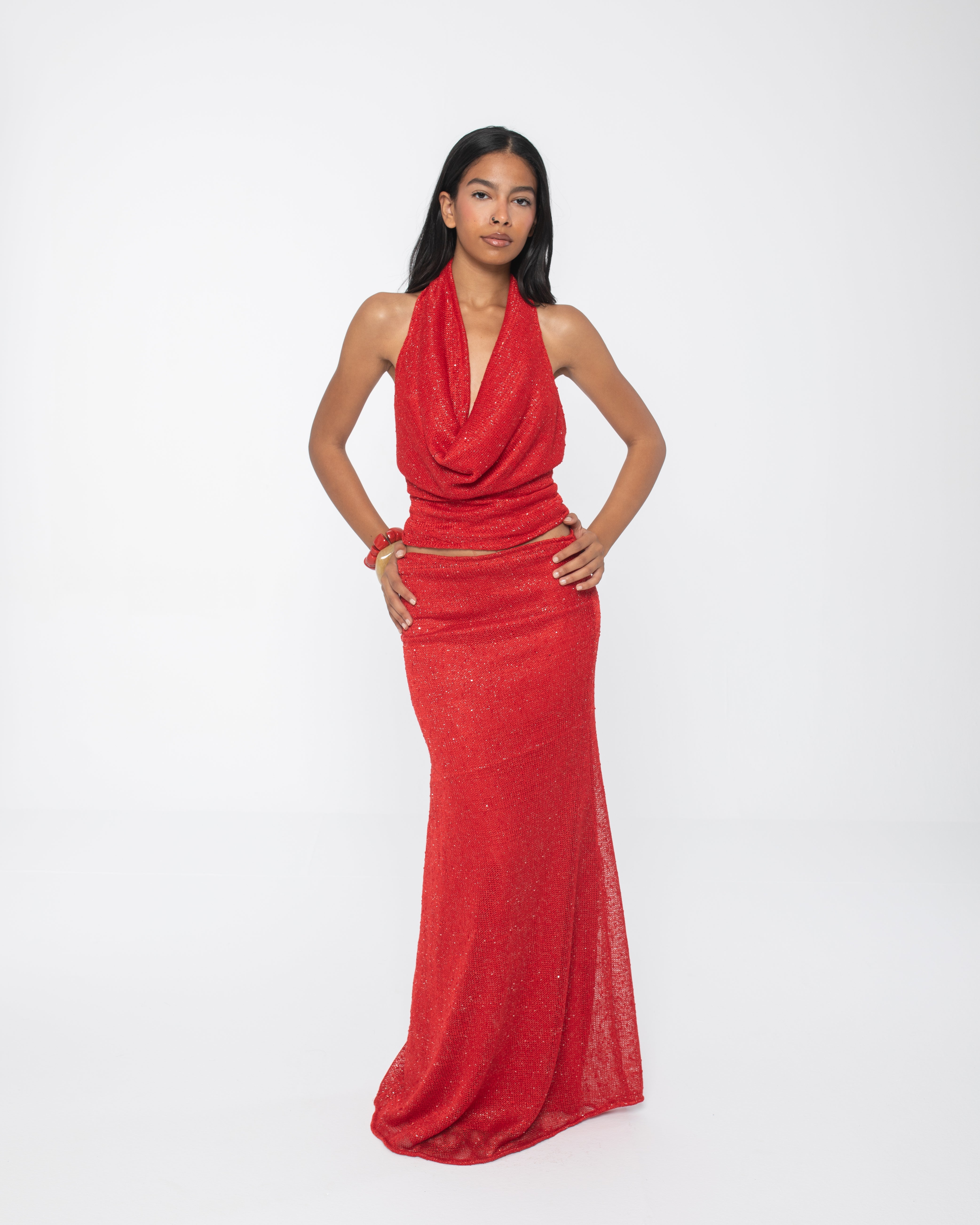 Red Sequins Set
