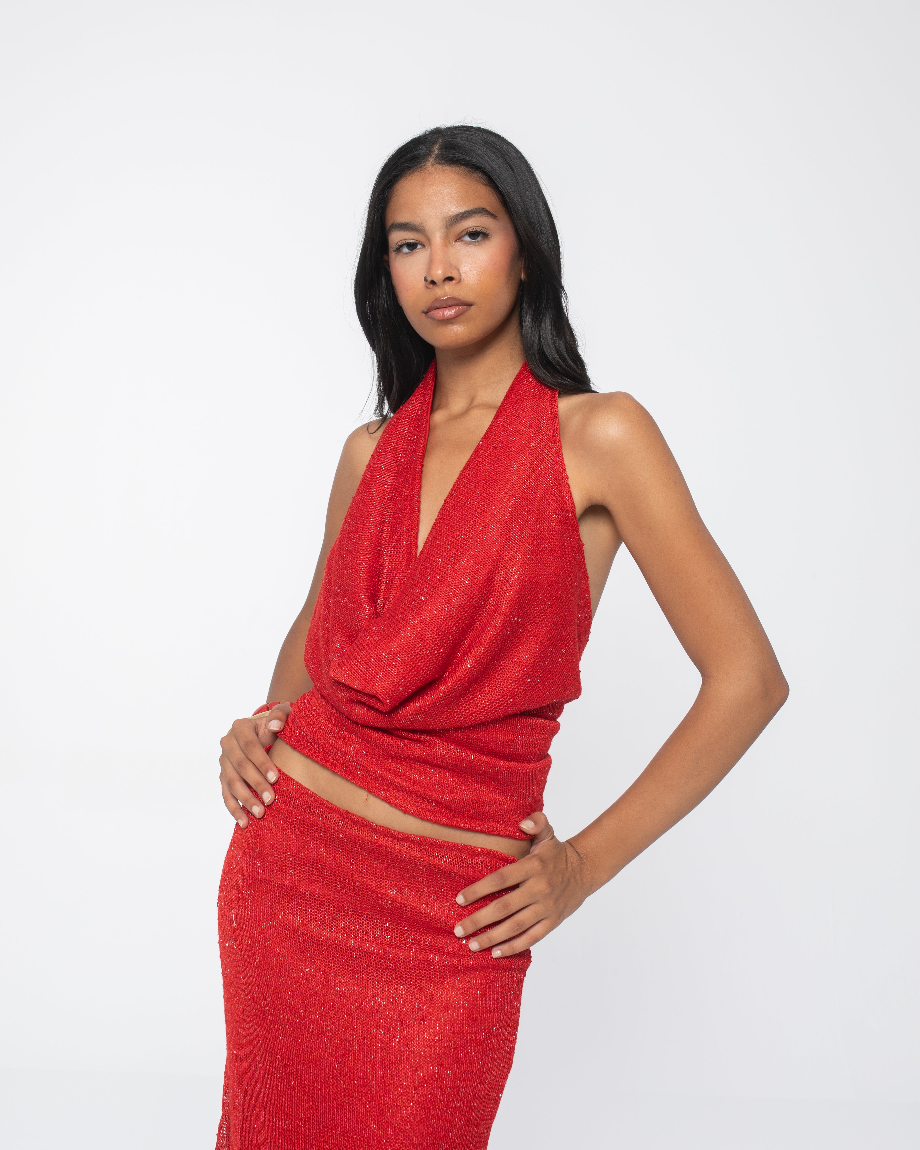 Red Sequins Set
