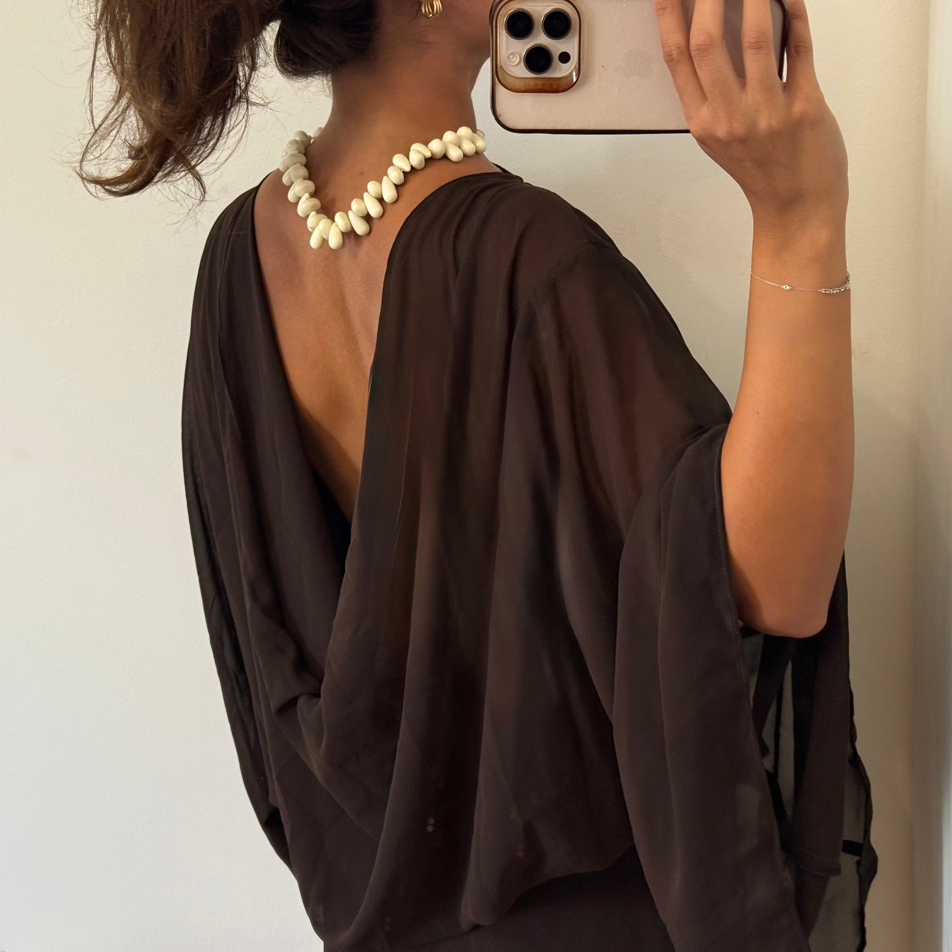 Reversible Chiffon Coverup Dress